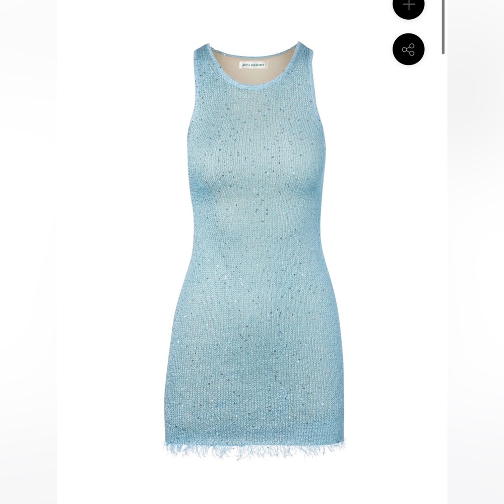 Asta resort blue mini dress